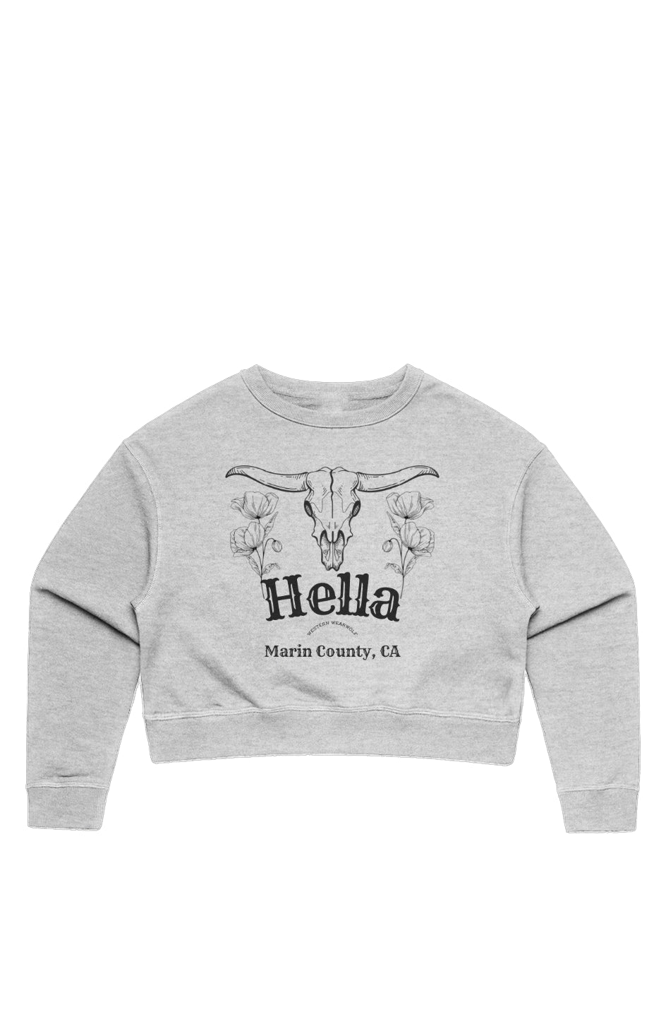 Hella Poppy skull crop crew